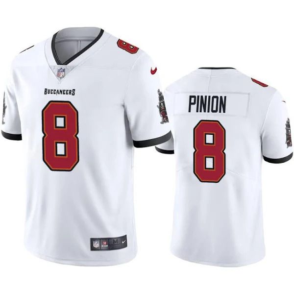 Men Tampa Bay Buccaneers #8 Bradley Pinion Nike White Vapor Limited NFL Jersey